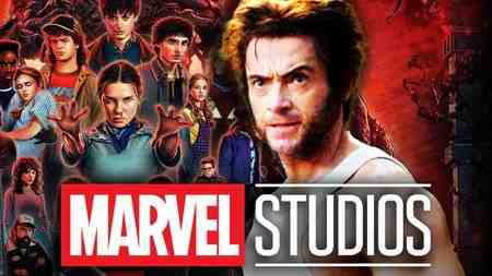 Stranger things 5 poster, marvel studios logo, hugh jackman wolverine