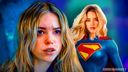 Supergirl art, Milly Alcock's Supergirl face