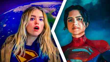 Milly Alcock's Supergirl and Sasha Calle's Supergirl.