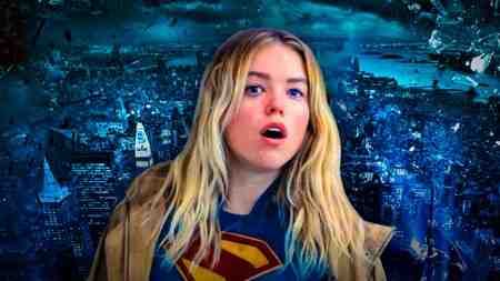 Supergirl played by Milly Alcock.