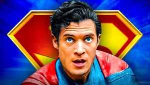 Superman David Corenswet, Superman symbol in background