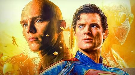 David Corenswet as Superman, Nicholas Hoult as Lex Luthor.
