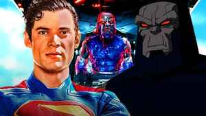 David Corenswet Superman, Darkseid in Superman Experience.