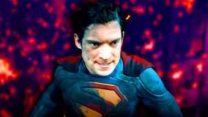 David Corenswet Superman fighting