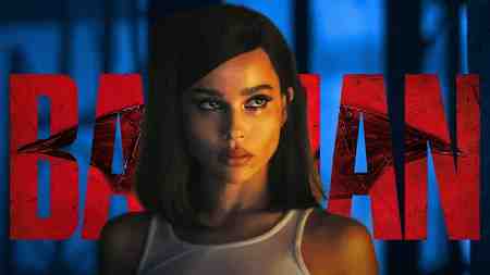 Zoe Kravitz as Catwoman, The Batman Logo