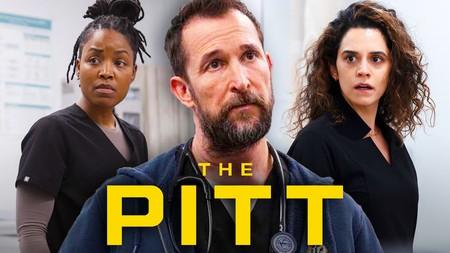 The Pitt Season 3 Dr Ellis, Dr Robby, Dr Al Hashimi.