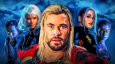 Thor in front of X-Men.