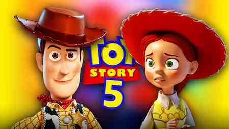 Toy Story 5 Logo, Woody, Jessie