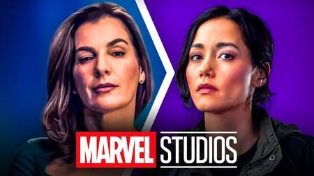 Vanessa Fisk Ayelet Zurer and Sandrine Holt, Marvel Studios logo