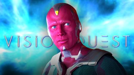 VisionQuest logo, Paul Bettany as Vision.