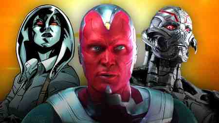 Marvel Studios characters, Jacosta, Ultron and Vision.
