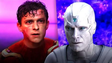 Paul Bettany White Vision, Tom Holland Spider-Man, VisionQuest.