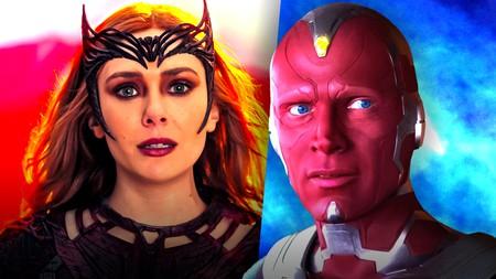 Elizabeth Olsen as Scarlet Witch, Paul Bettany as Vision