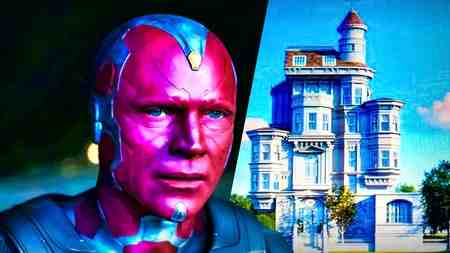 Paul Bettany's Vision in WandaVision, mansion in VisionQuest show