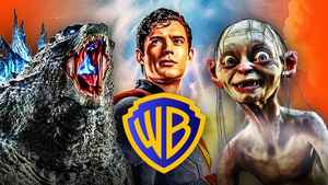 Godzilla, Superman, Gollum, Warner Bros. logo
