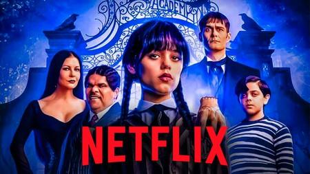Wednesday Addams Family, Netflix logo