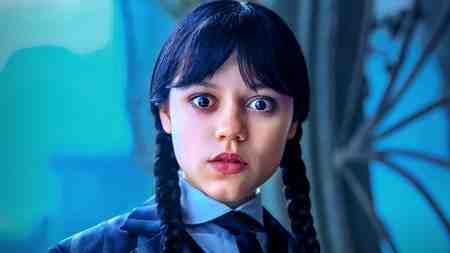 Wednesday, played by Jenna Ortega
