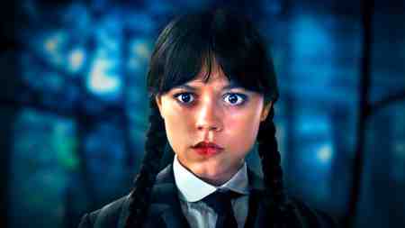 Jenna Ortega as Wednesday in season 2