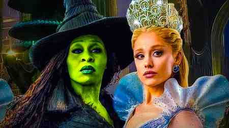 Wicked For Good's Elphaba and Glinda.