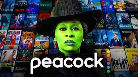 Wicked movie Elphaba Peacock wallpaper