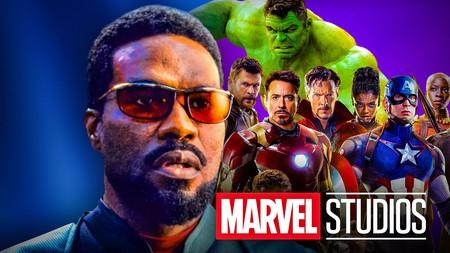 Wonder Man with MCU Avengers heroes, Marvel Studios logo.