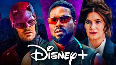 Wonder Man, Daredevil, Agatha, Disney Plus logo