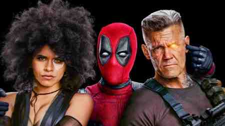 Live-action Domino, Deadpool, and Cable.