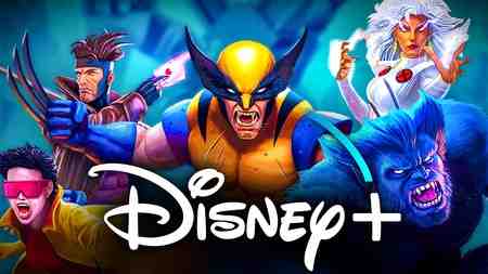 X-Men 97 art characters, Disney Plus logo
