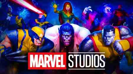 X-Men Wolverine, Beast, Colossues, Cyclops, Storm, Jean Grey, Nightcrawler, Marvel Studios logo
