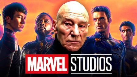 Patrick Stewart as Charles Xavier, Eternals cast, Marvel Studios logo