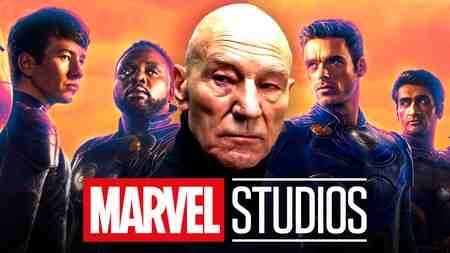 Patrick Stewart as Charles Xavier, Eternals cast, Marvel Studios logo