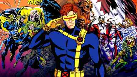 Cyclops and numerous Marvel mutants.