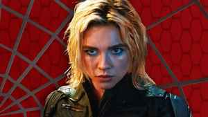 Florence Pugh Yelena Black Widow, Spider-Man Webbing.