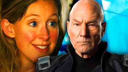 Elizabeth Holmes, Prof X Patrick Stewart.