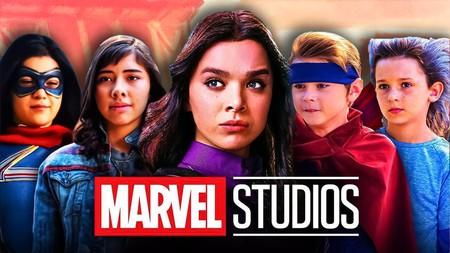 Ms Marvel, America Chavez, Kate Bishop, Wiccan, Speed, Marvel Studios Logo