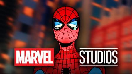 Animated Spider-Man with Marvel Studios logo.