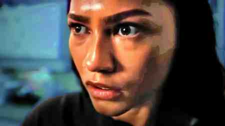 Close-up of Zendaya as MJ in Spider-Man: Brand New Day.