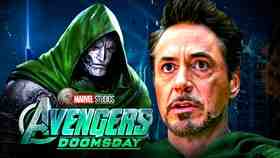 Avengers Doomsday Doctor Doom, Robert Downey Jr face