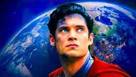 Superman, played by David Corenswet
