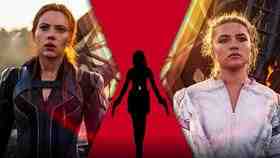 Scarlett Johansson as Black Widow, Black Widow logo