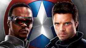 Falcon, Captain America shield, Bucky