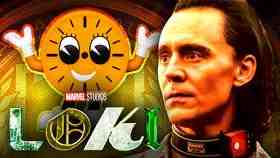 Miss Minutes, Tom Hiddleston as Loki, Loki title logo