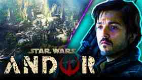 Diego Luna as Cassian Andor, Andor logo