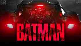 The Batman logo, Batmobile