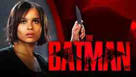 The Batman logo, Zoë Kravitz