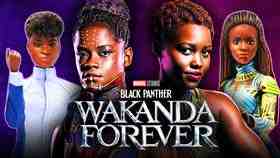 Shuri, Nakia, Black Panther: Wakanda Forever logo