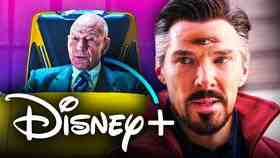 Professor X, Doctor Strange, Disney+ logo
