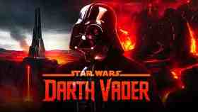 Darth Vader's Castle, Darth Vader, Darth Vader comic logo, Mustafar