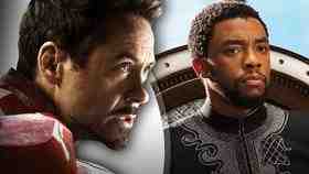 Robert Downey, Jr. and Chadwick Boseman