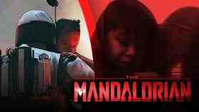 The Mandalorian Concept Art, The Mandalorian logo, Young Din Djarin from The Mandalorian